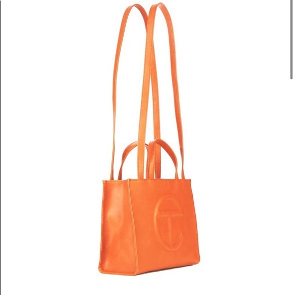 Medium Orange Telfar Bag - Picture 4 of 6